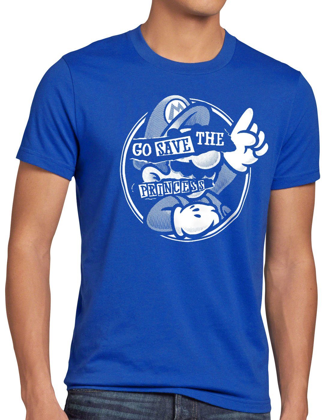 style3 T-Shirt Go Save the Princess günstig online kaufen