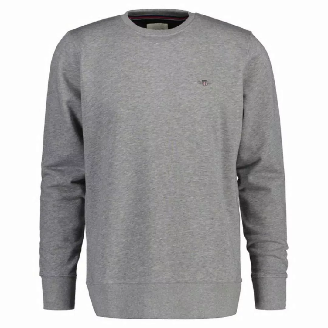 Gant Sweatshirt REG SHIELD C-NECK SWEAT mit Logostickerei auf der Brust günstig online kaufen