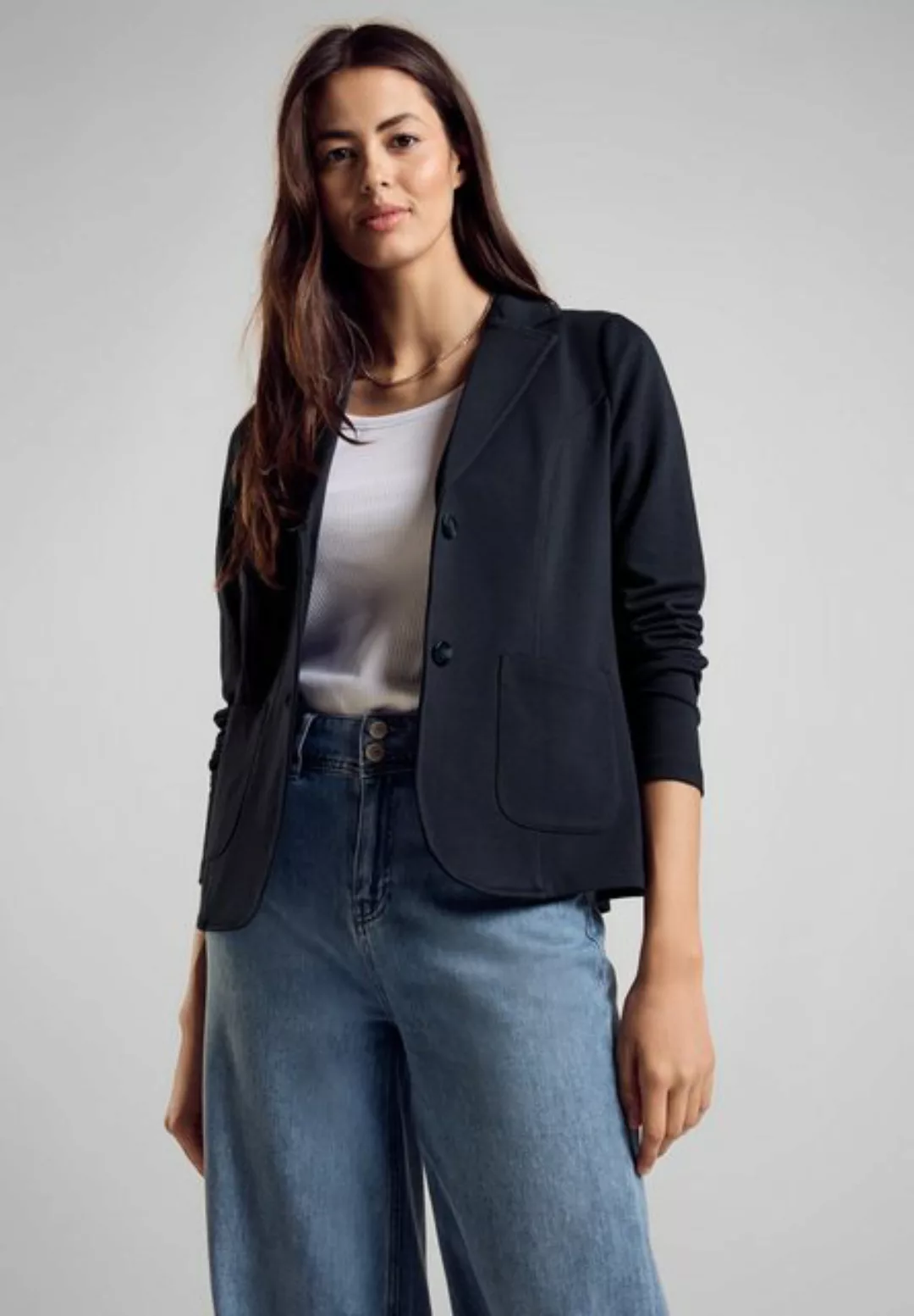 STREET ONE Longblazer - Blazer - leichte Jacke - Basic Blazer günstig online kaufen