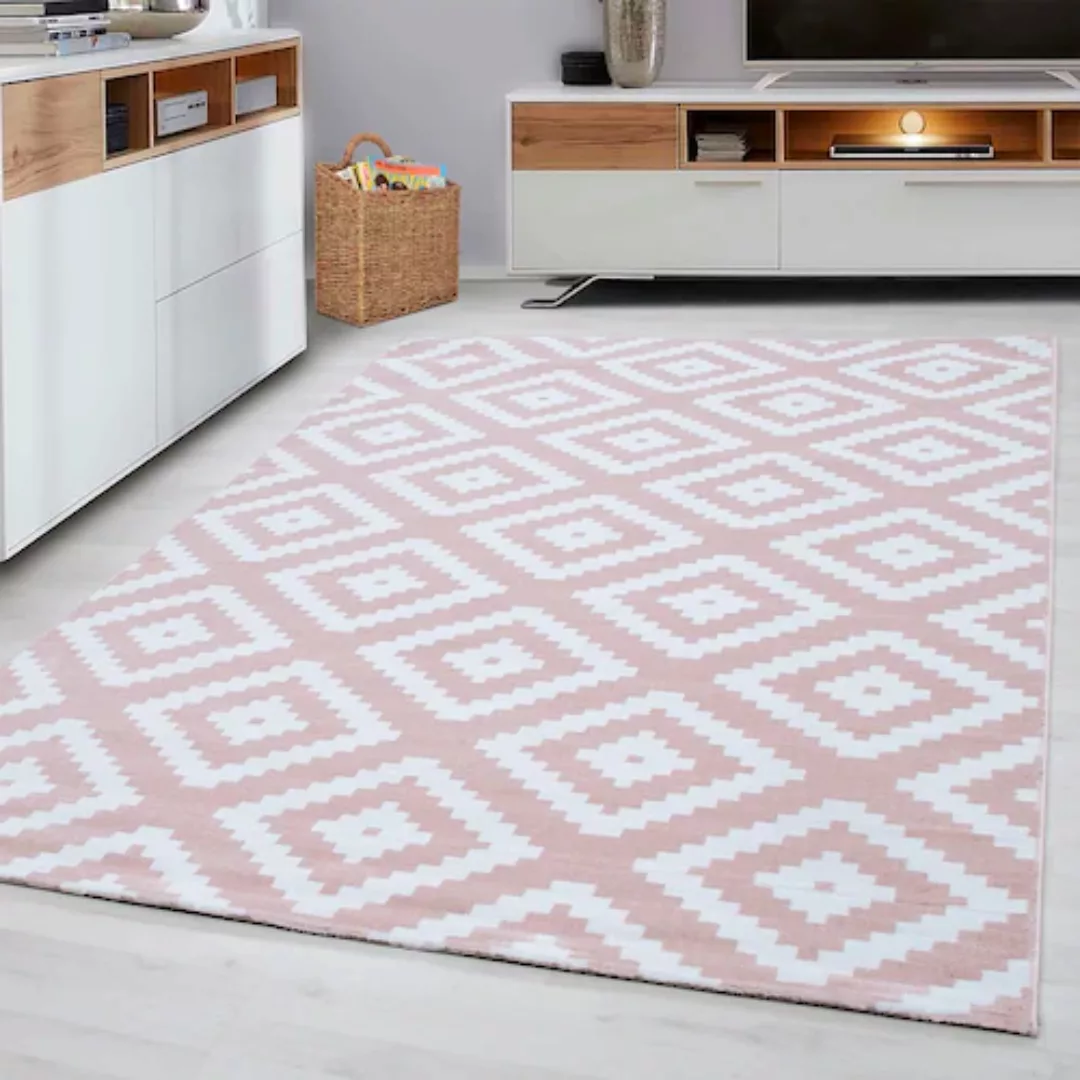 Ayyildiz Teppich PLUS pink B/L: ca. 80x150 cm günstig online kaufen