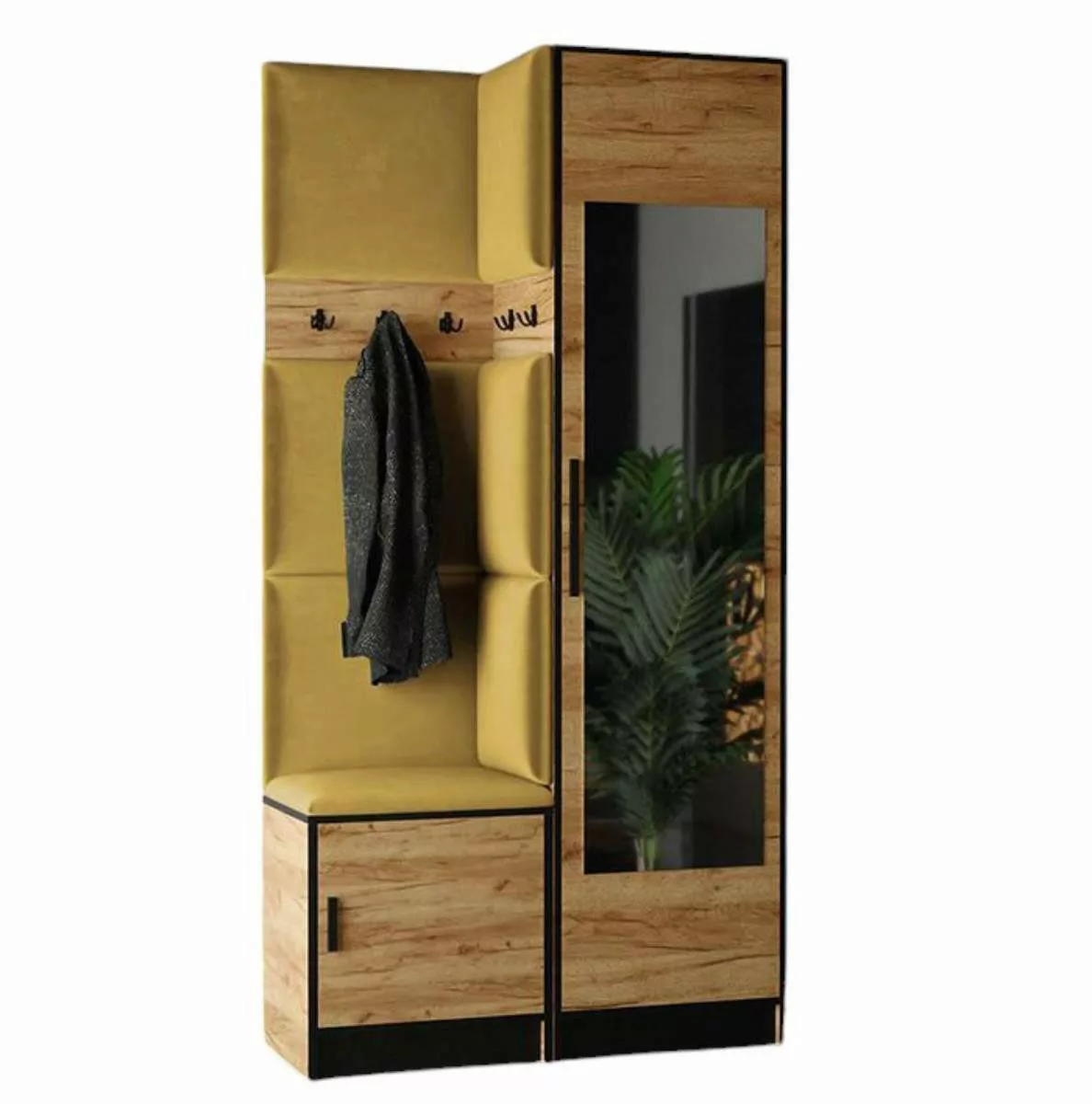 Compleo Garderoben-Set MALTI (Schuhschrank, Schrank, 5 günstig online kaufen