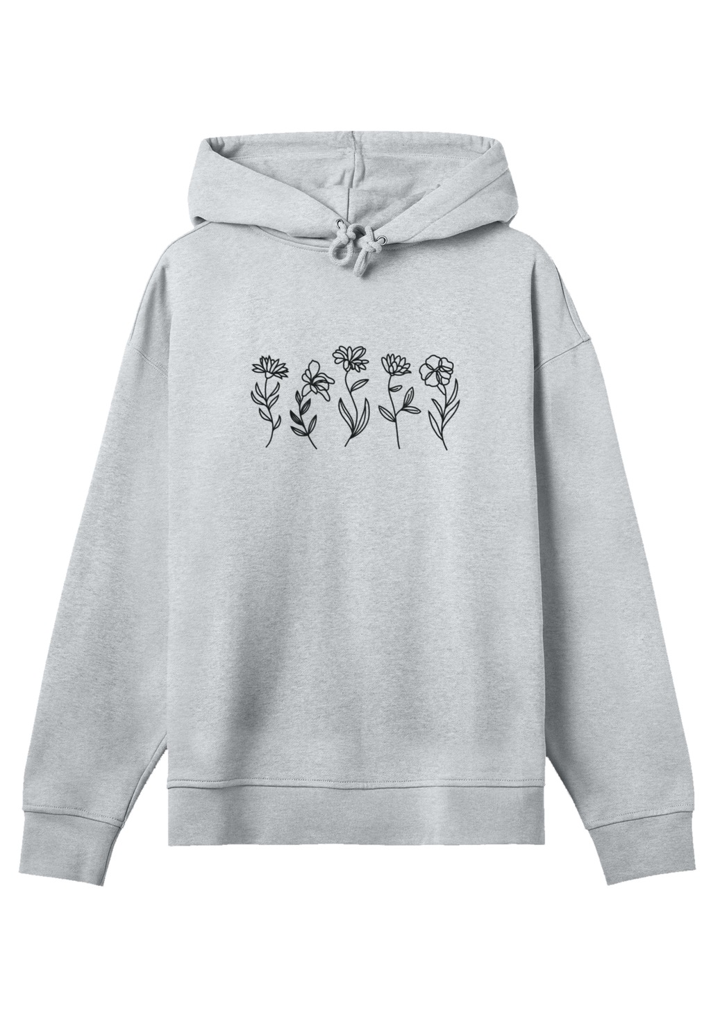 F4NT4STIC Kapuzenpullover "Wildflower Minimalistic Bestickt", Premium Quali günstig online kaufen