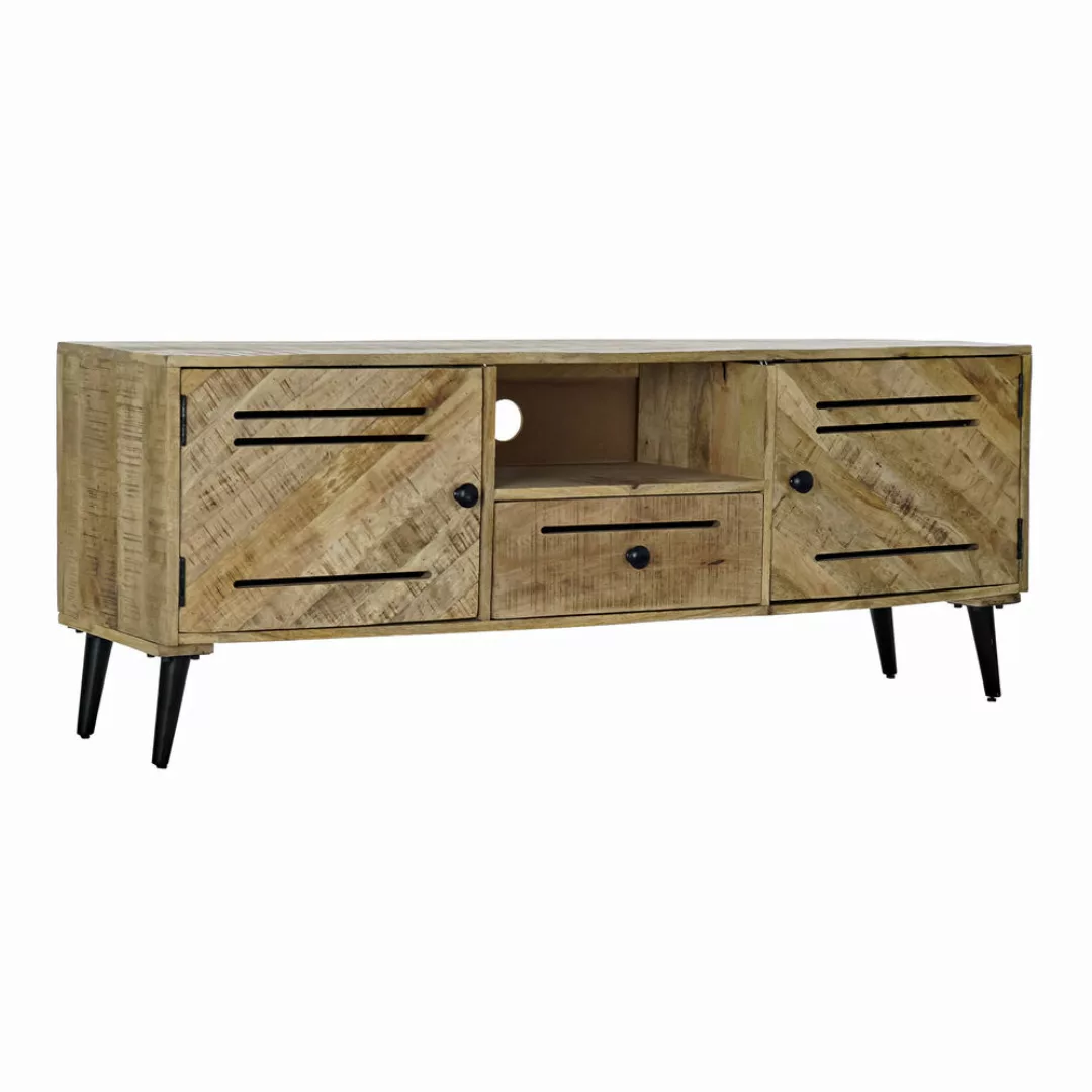 Tv-möbel Dkd Home Decor Braun Metall Mango-holz (150 X 59 X 40 Cm) günstig online kaufen