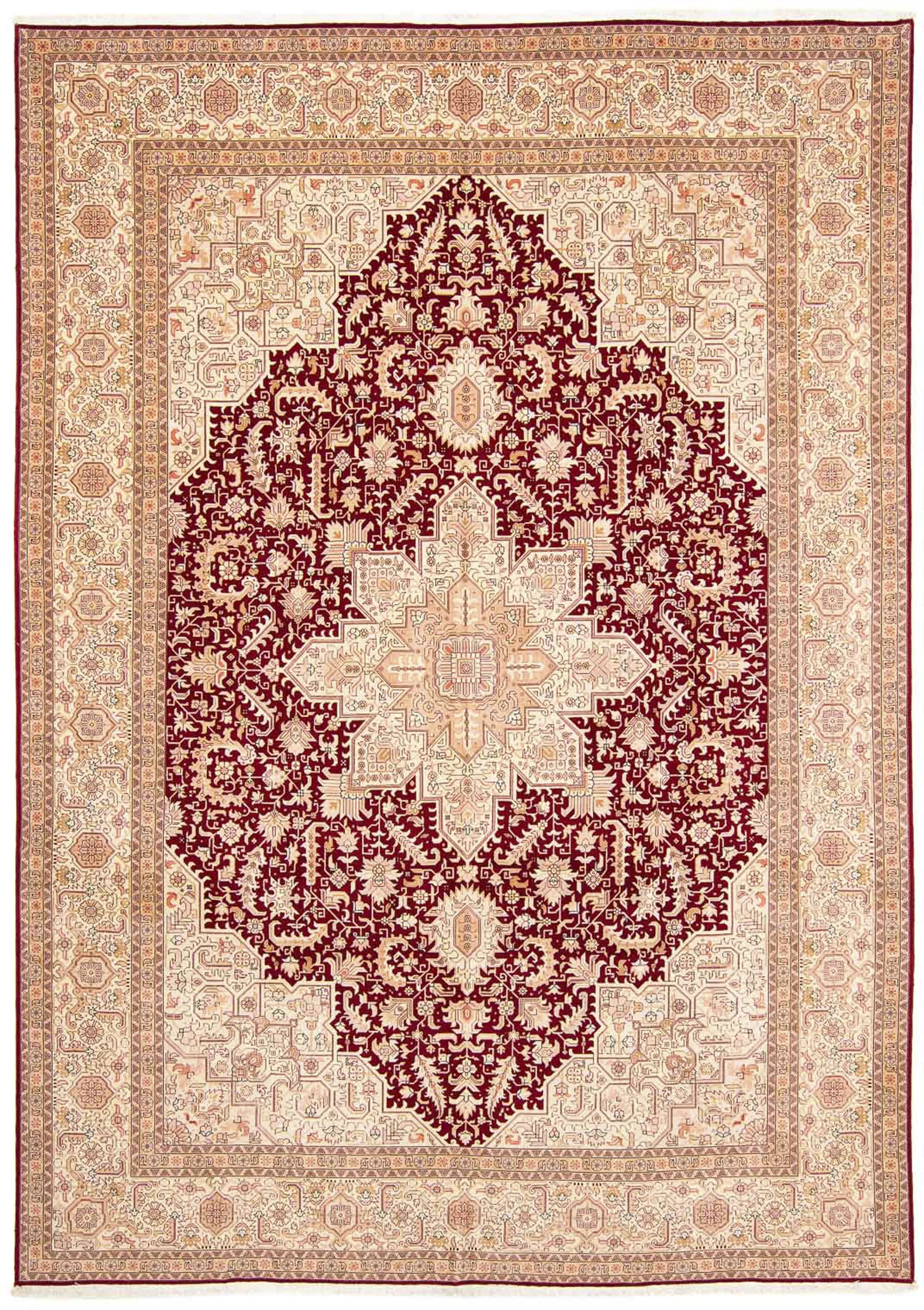 morgenland Orientteppich »Perser - Täbriz - Royal - 400 x 298 cm - dunkelro günstig online kaufen