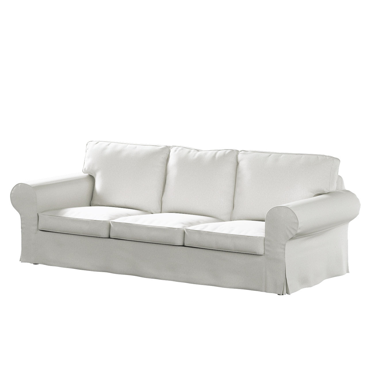 Bezug für Ektorp 3-Sitzer Sofa nicht ausklappbar, creme, Sofabezug für Ekto günstig online kaufen