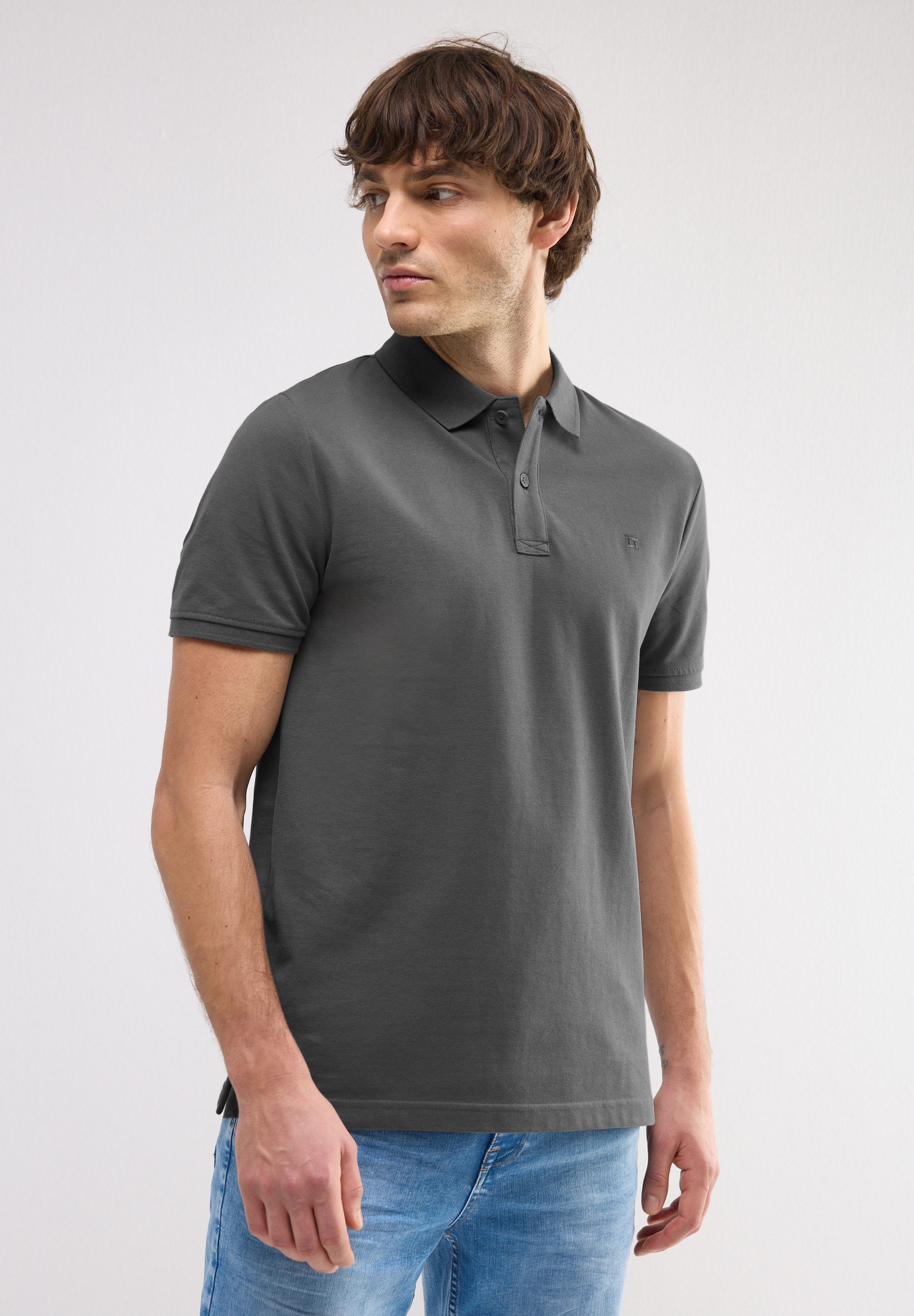 STREET ONE MEN Poloshirt, aus reiner Baumwolle günstig online kaufen