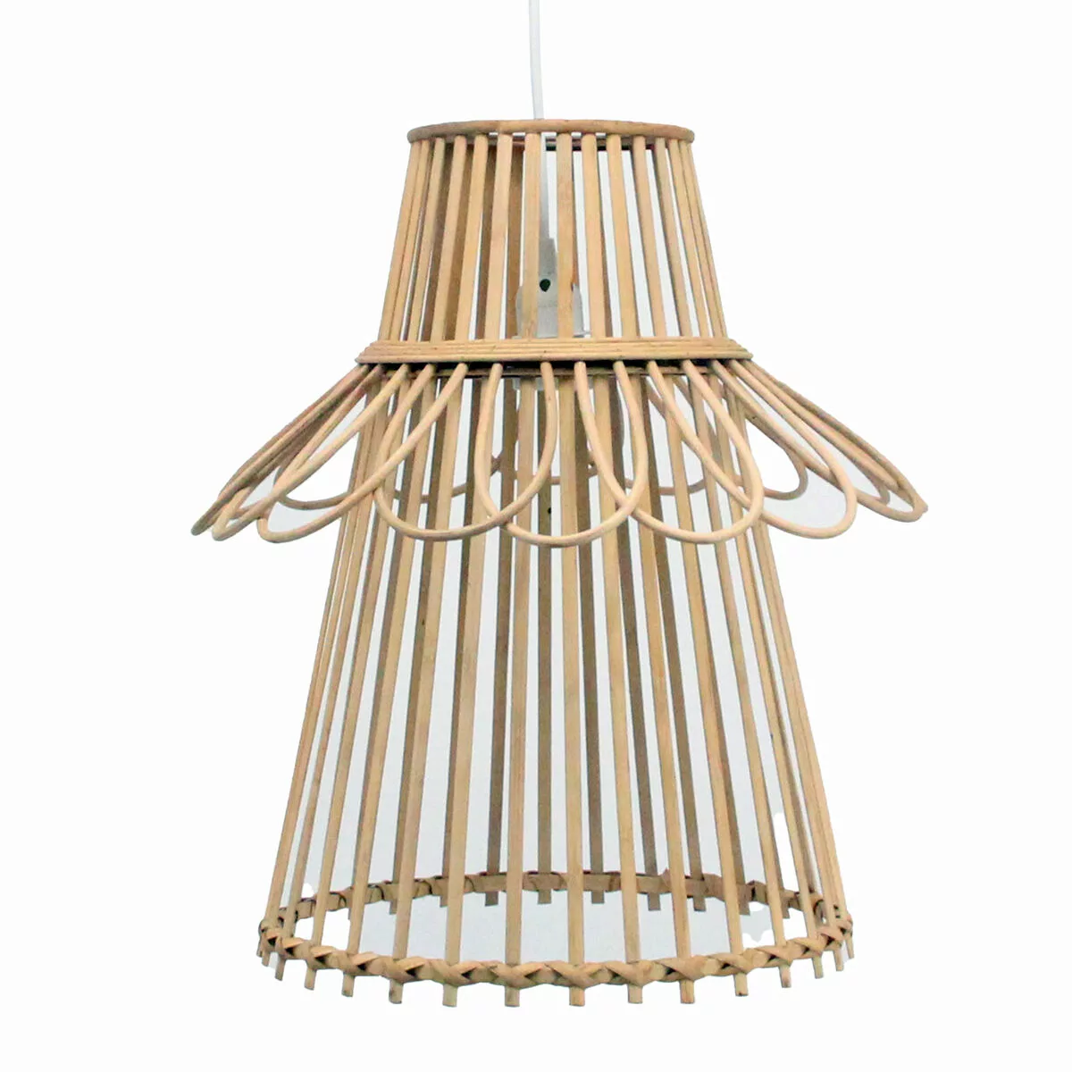 Deckenlampe Dkd Home Decor Braun Rattan 50 W (40 X 40 X 46 Cm) günstig online kaufen