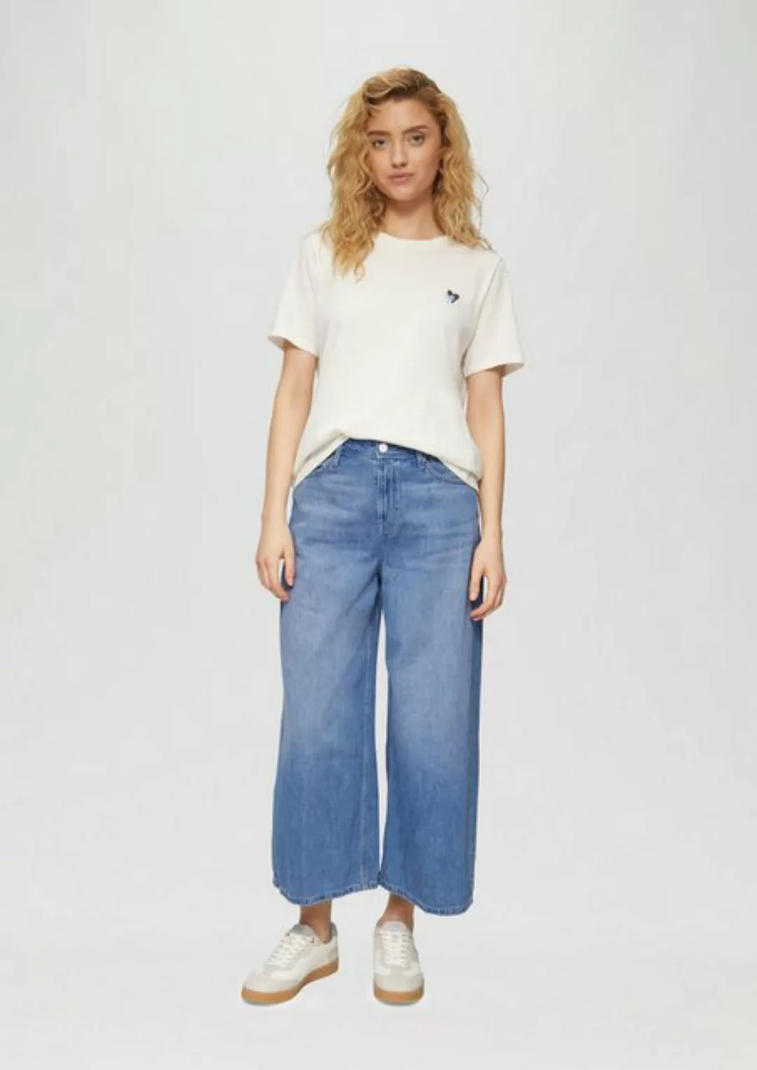 s.Oliver 7/8-Jeans Culotte-Jeans / High Rise / Extra Wide Leg günstig online kaufen