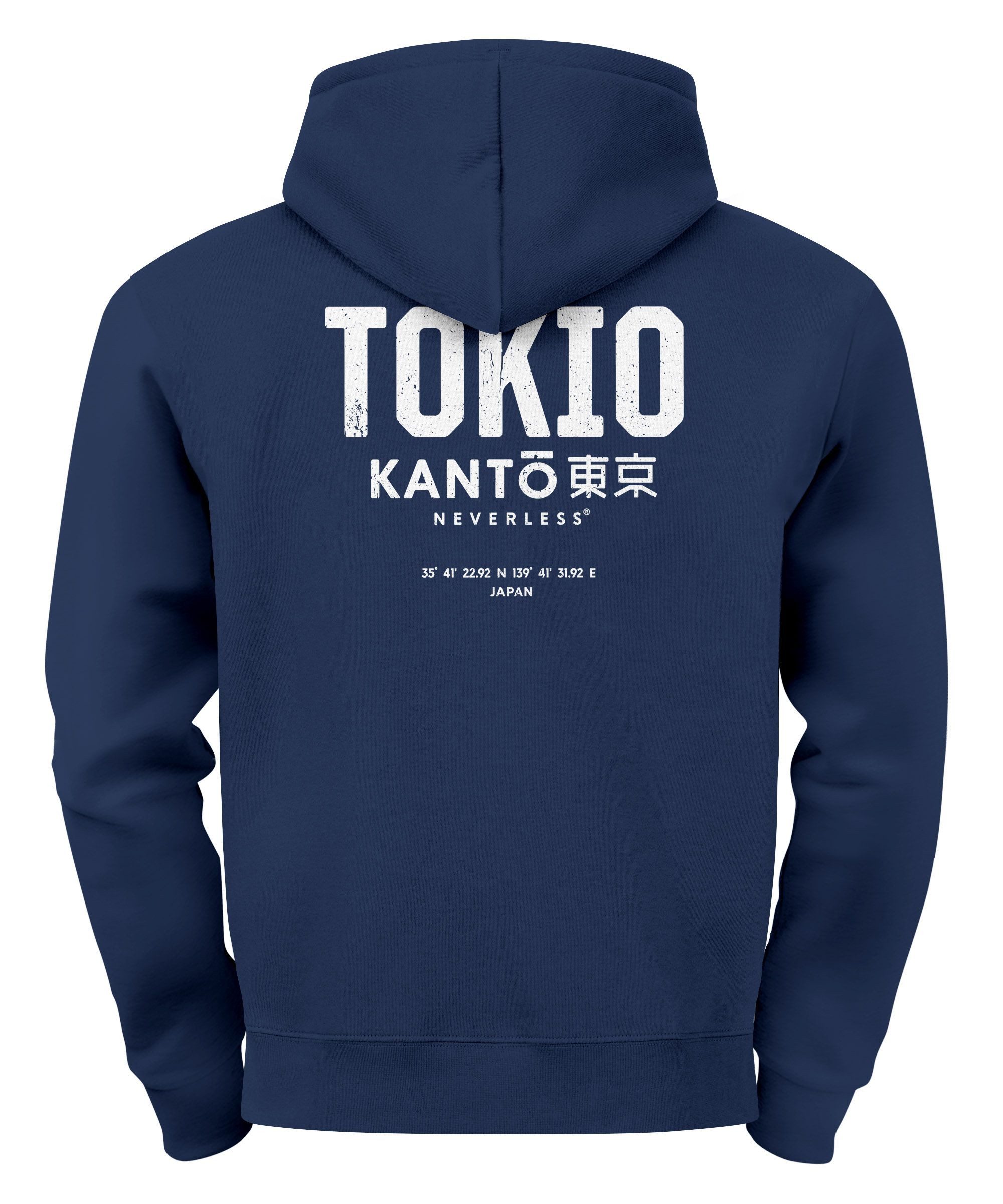 Neverless Hoodie Hoodie Backprint Herren Tokyo günstig online kaufen