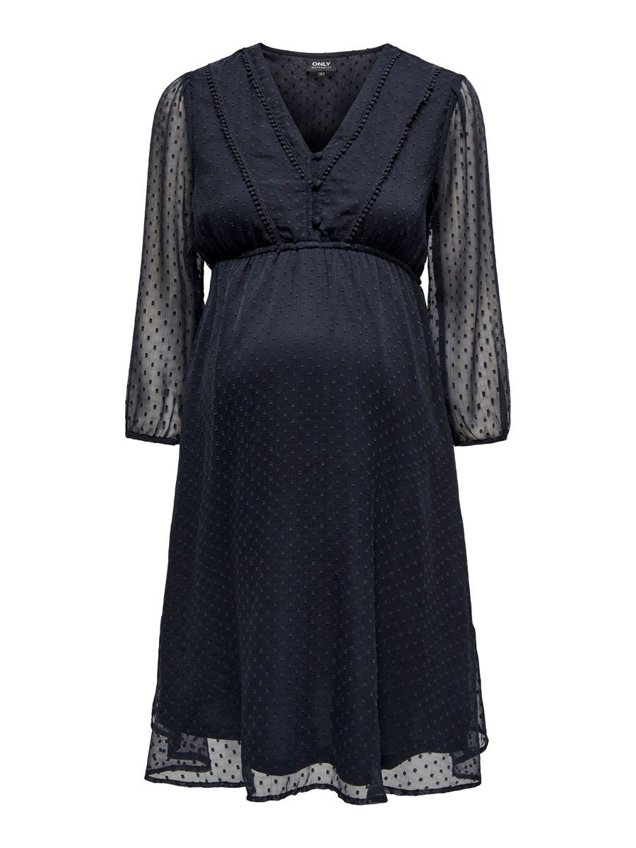 ONLY Mama 3/4-arm- Kleid Damen Blau günstig online kaufen