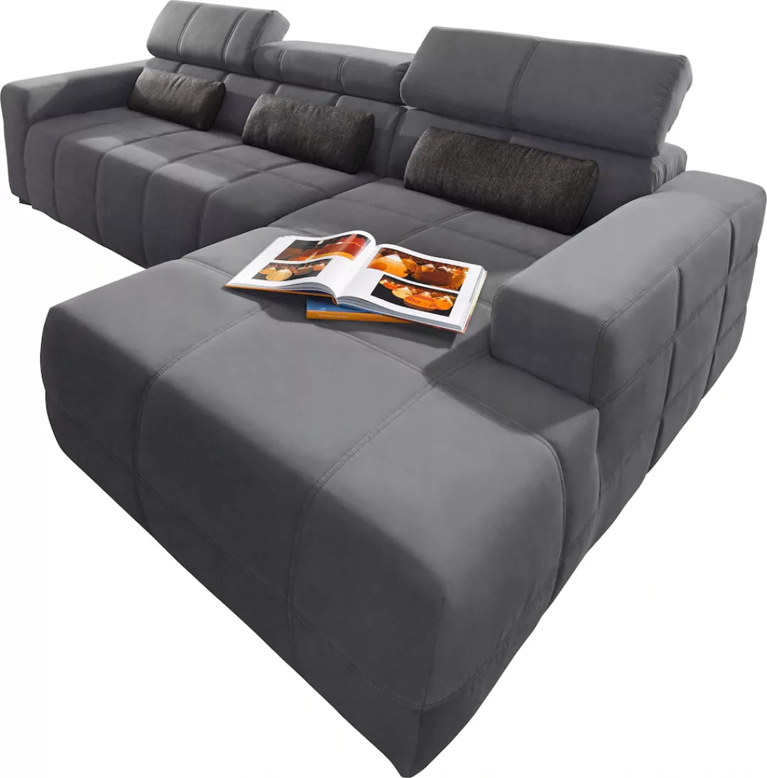 DOMO collection Ecksofa »Brandon große Ausführung B/T/H: 289/177/80 cm, auc günstig online kaufen