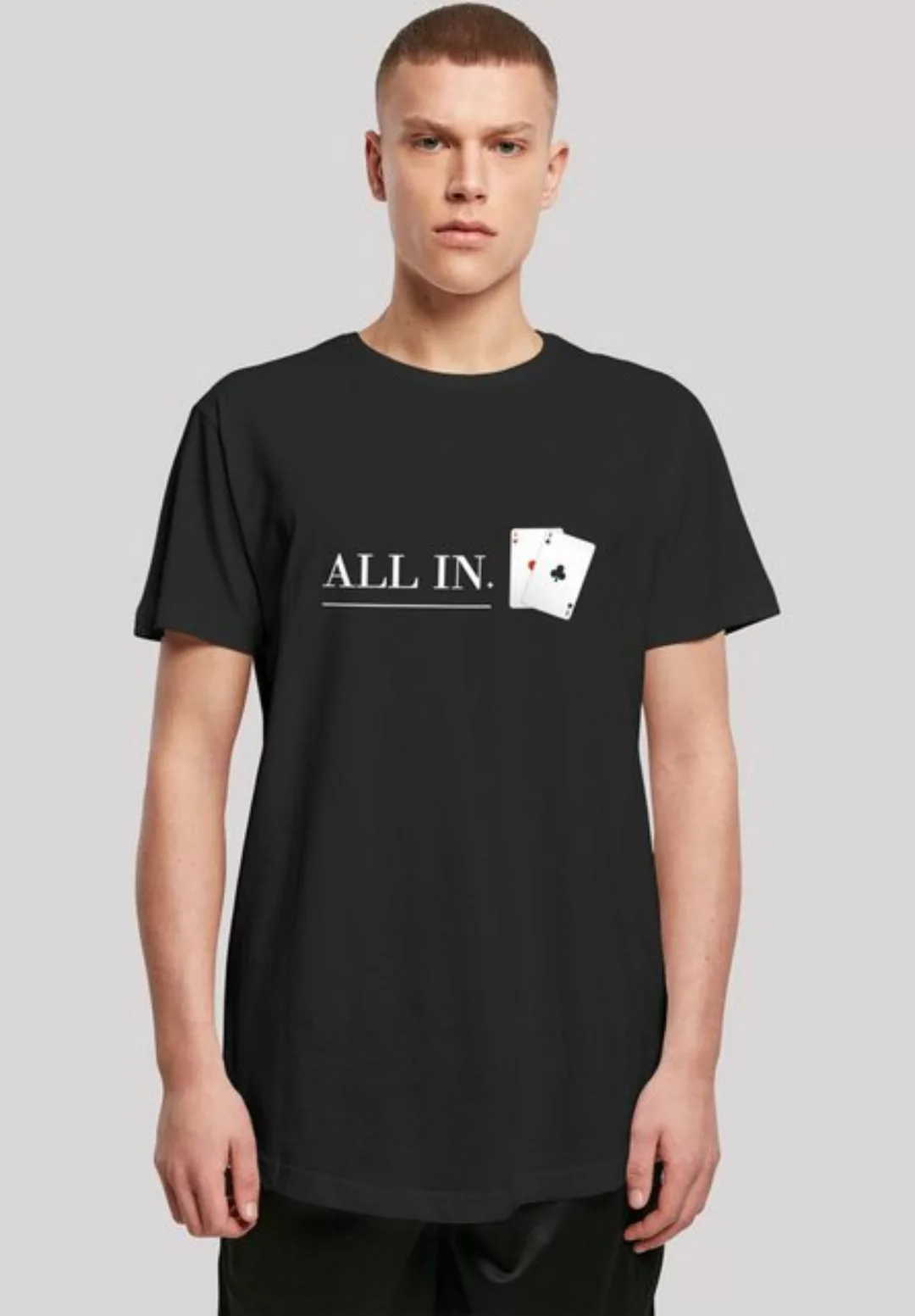 F4NT4STIC T-Shirt Poker All In Karten Print günstig online kaufen