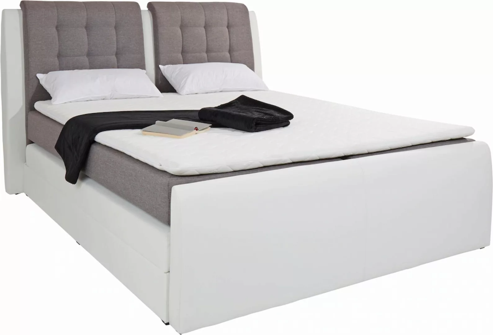 COLLECTION AB Boxspringbett »Rubene«, inkl. Bettkasten und Topper günstig online kaufen