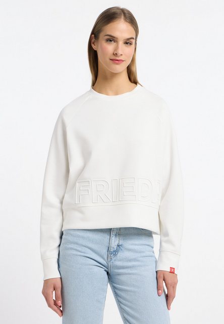 Frieda & Freddies NY Strickpullover Sweat-shirt mit dezenten Farbdetails günstig online kaufen