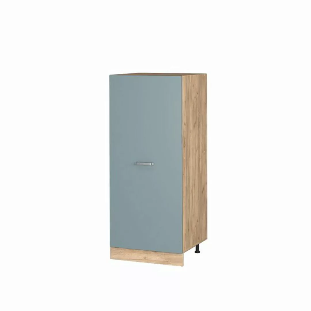 Vicco Hochschrank R-Line, Blau-Grau/Goldkraft Eiche, 60 cm günstig online kaufen