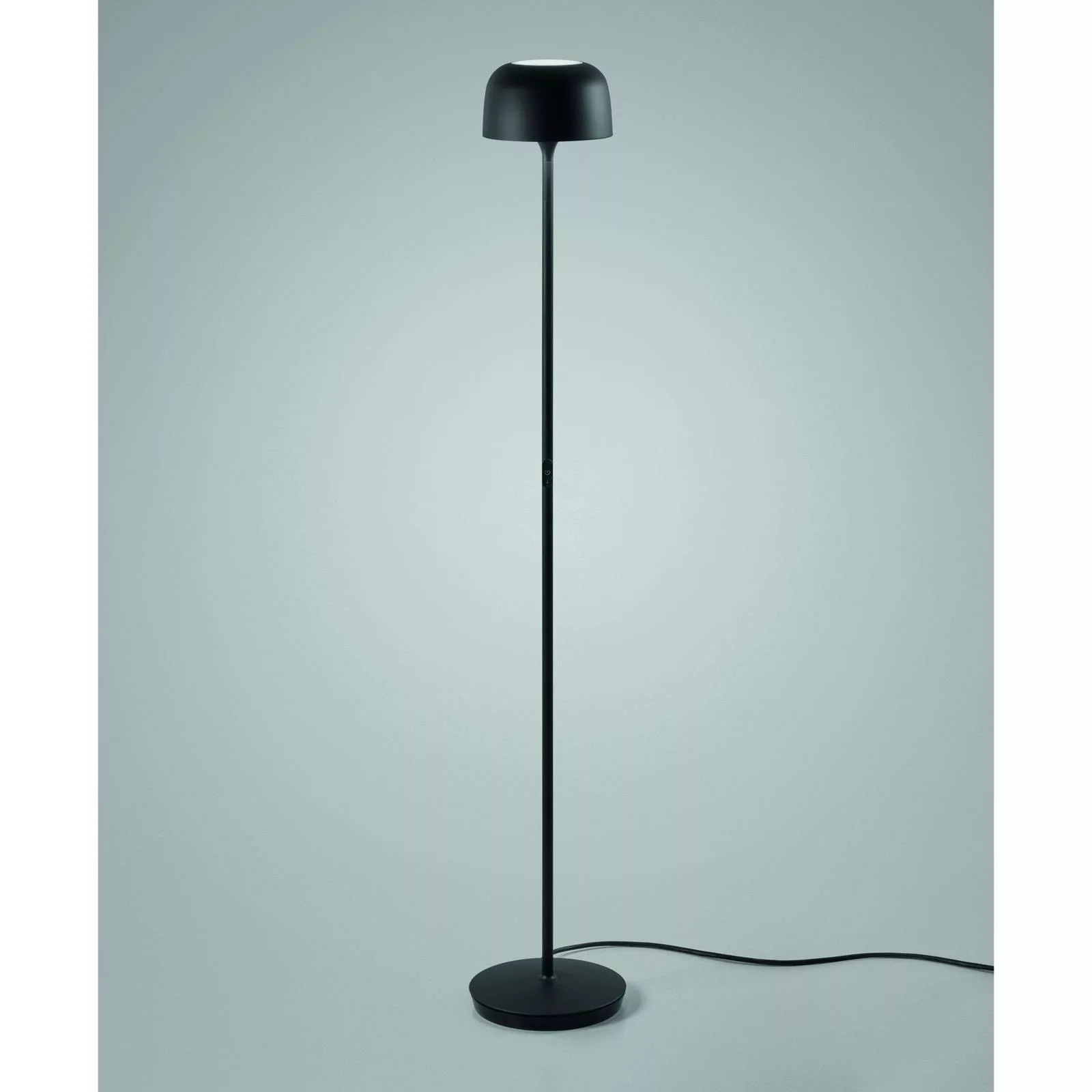 Bover LED-Stehlampe Bol P/130, schwarz matt, Höhe 130 cm günstig online kaufen