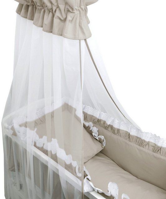 hopsibaby Beistellbett Baby 3in1 Babybett Komplettbett Royal Beige, Spitze- günstig online kaufen