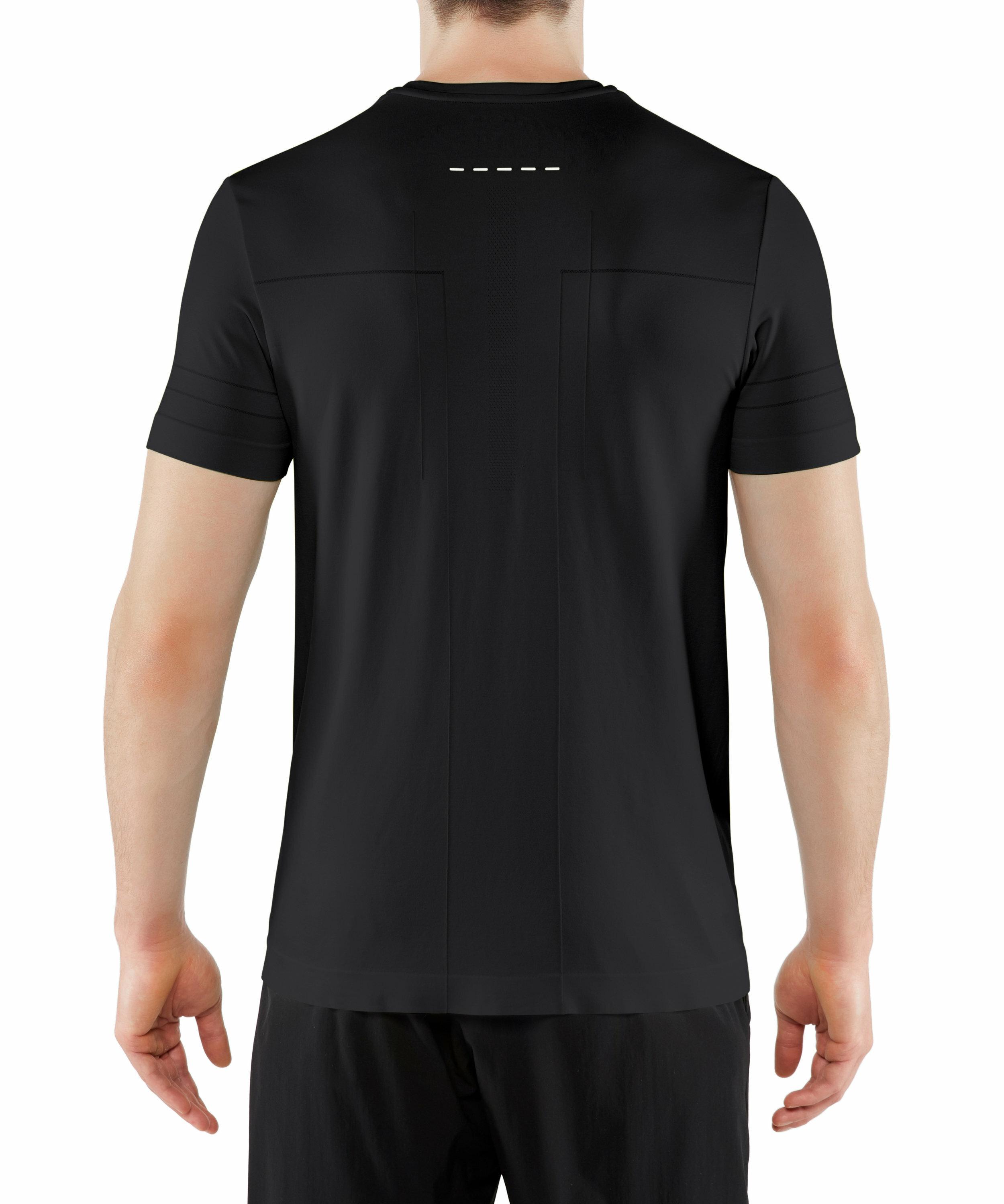 FALKE Herren T-Shirt Rundhals, M-L, Schwarz, Uni, 38918-300003 günstig online kaufen