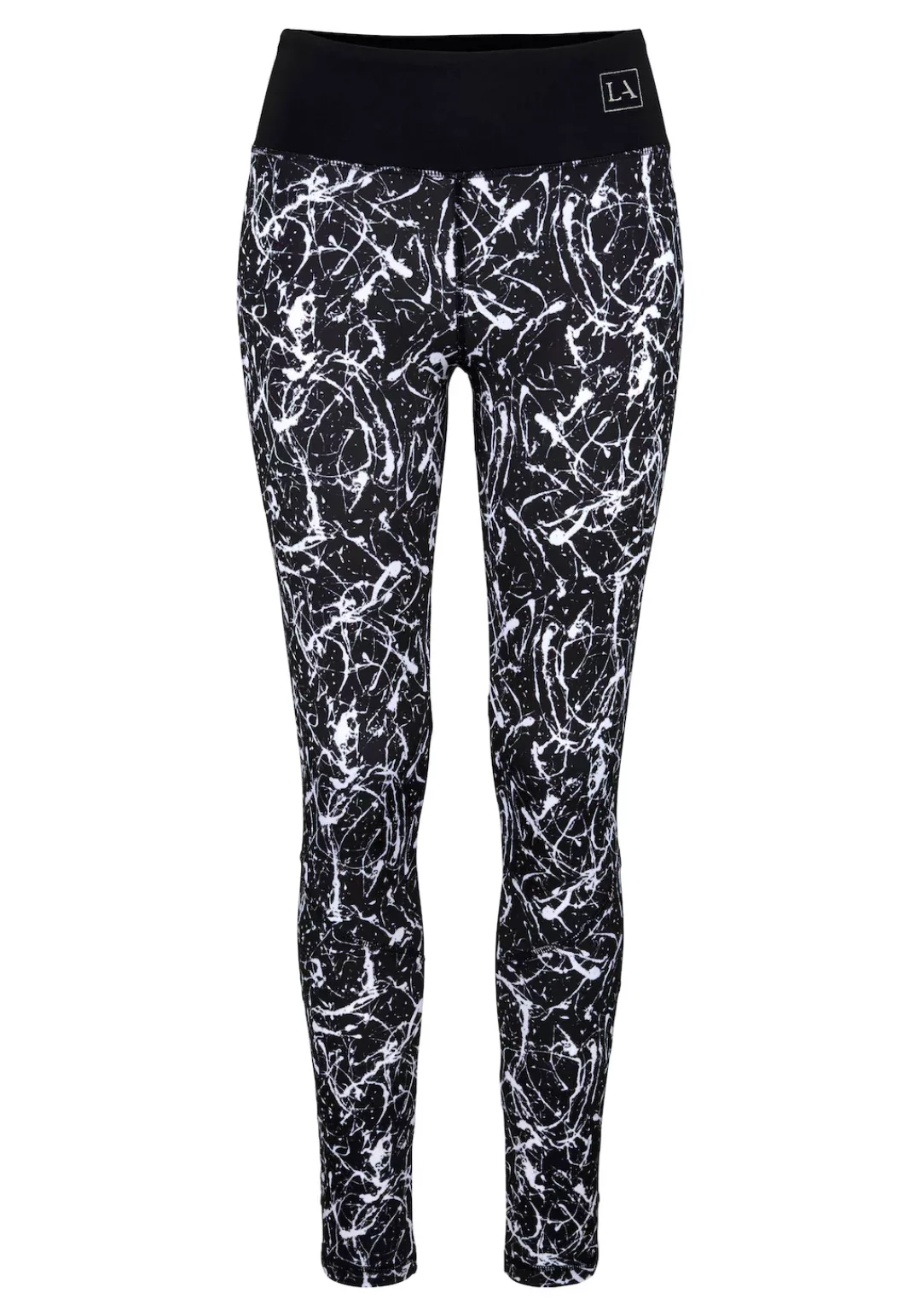 LASCANA ACTIVE Leggings "Splash", Sporthose mit Allover Muster günstig online kaufen