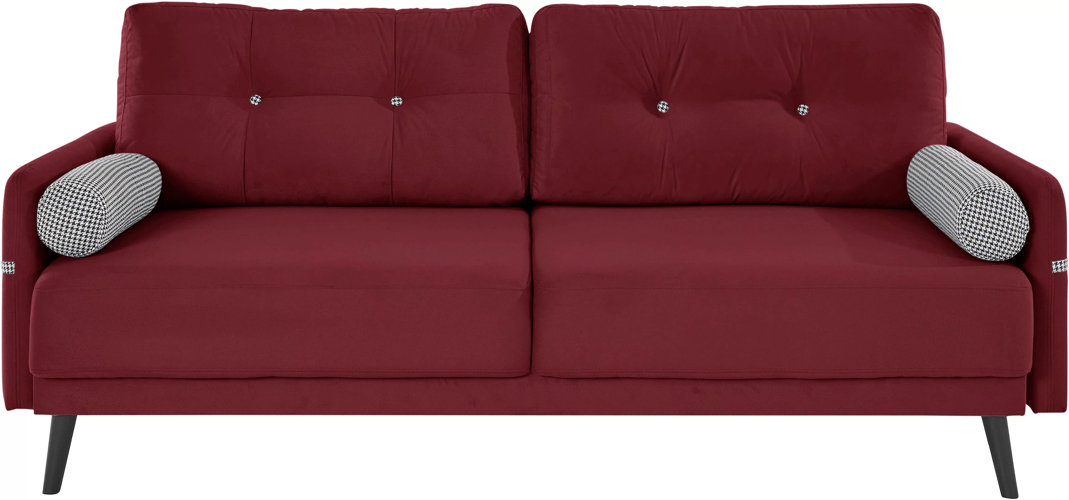 INOSIGN Schlafsofa "Emily", incl. Bettfunktion und Bettkasten, Seitentache günstig online kaufen