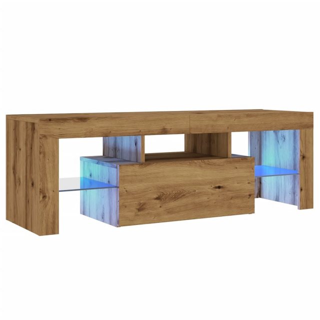 vidaXL TV-Schrank TV-Schrank mit LED Artisan-Eiche 120x36,5x40 cm Holzwerks günstig online kaufen