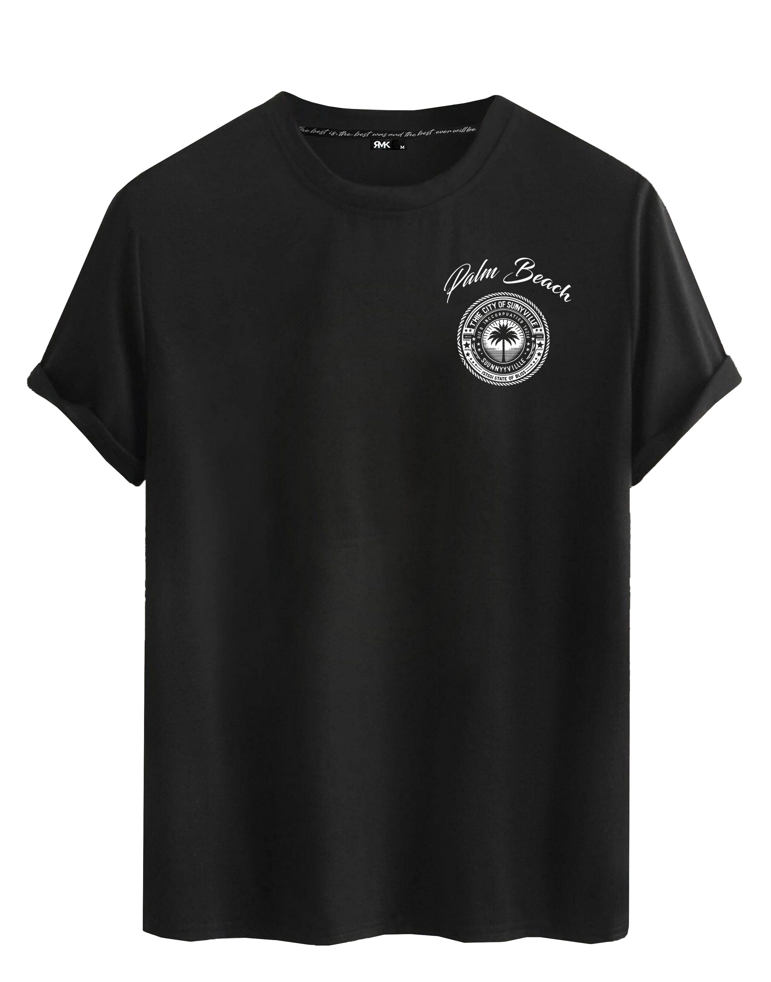 RMK T-Shirt Herren Shirt Basic Rundhals günstig online kaufen