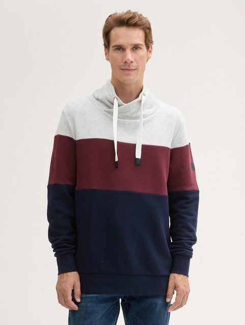 TOM TAILOR Sweatshirt Sweatshirt mit Colour Blocking günstig online kaufen