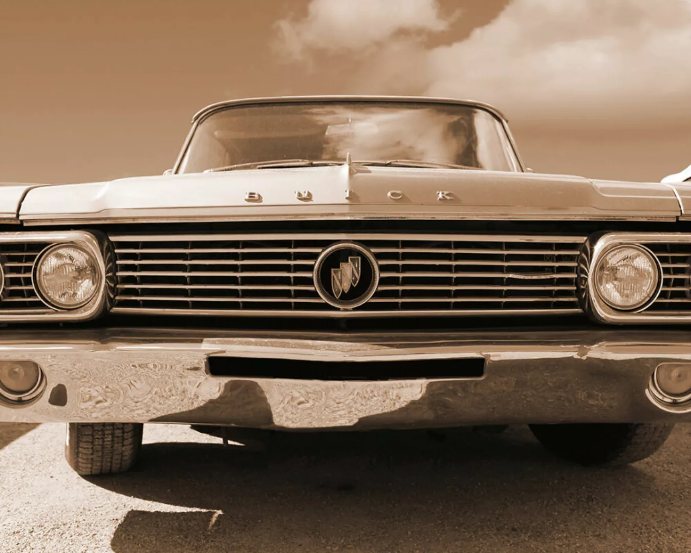 Fototapete "Buick Oldtimer" 4,00x2,50 m / Glattvlies Perlmutt günstig online kaufen