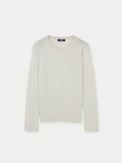 GOBI Cashmere Rundhalspullover Pullover mit Silberfäden aus Kaschmir-Seide günstig online kaufen