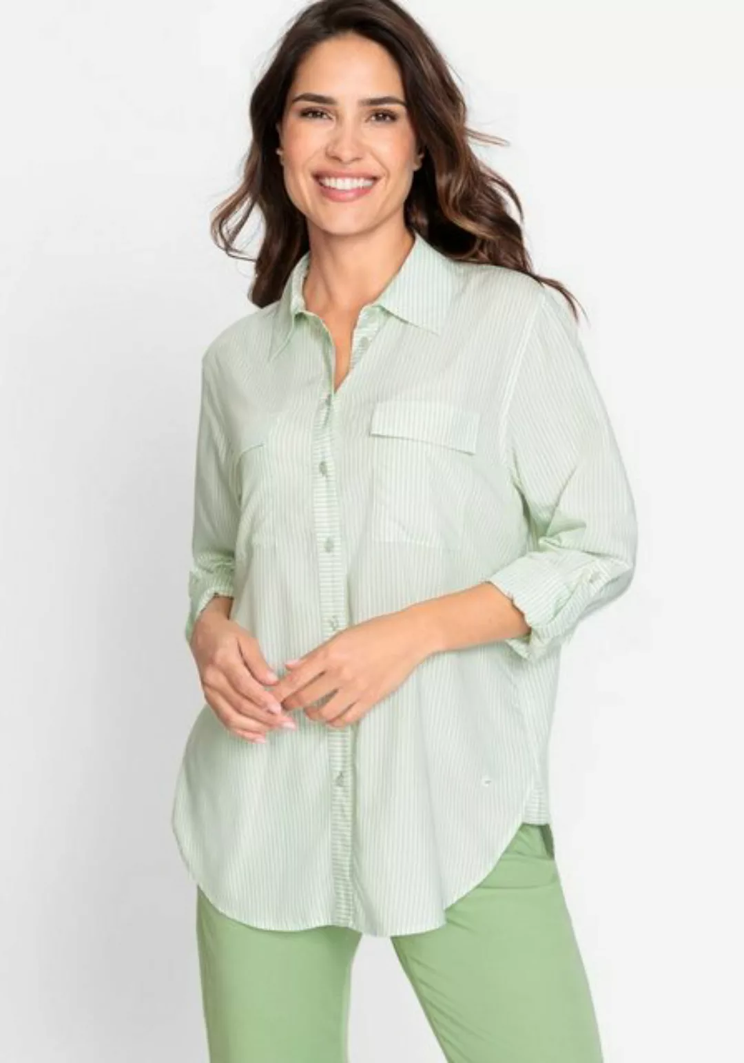 Olsen Klassische Bluse mit Brusttaschen günstig online kaufen