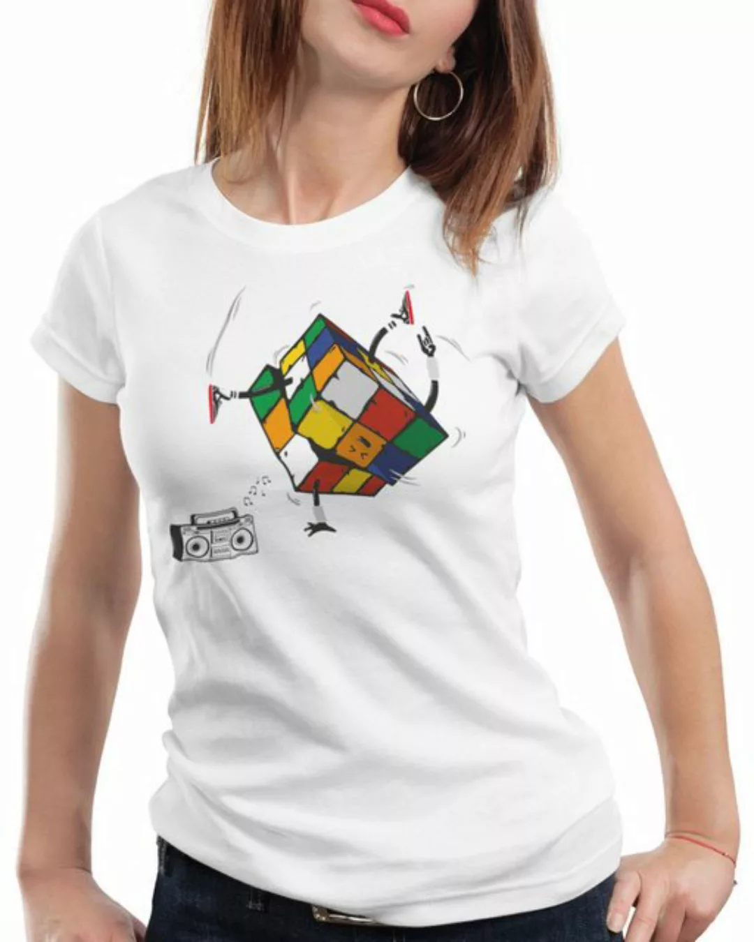 style3 T-Shirt Cube Breakdance Zauberwürfel rubik sheldon cooper the big ba günstig online kaufen