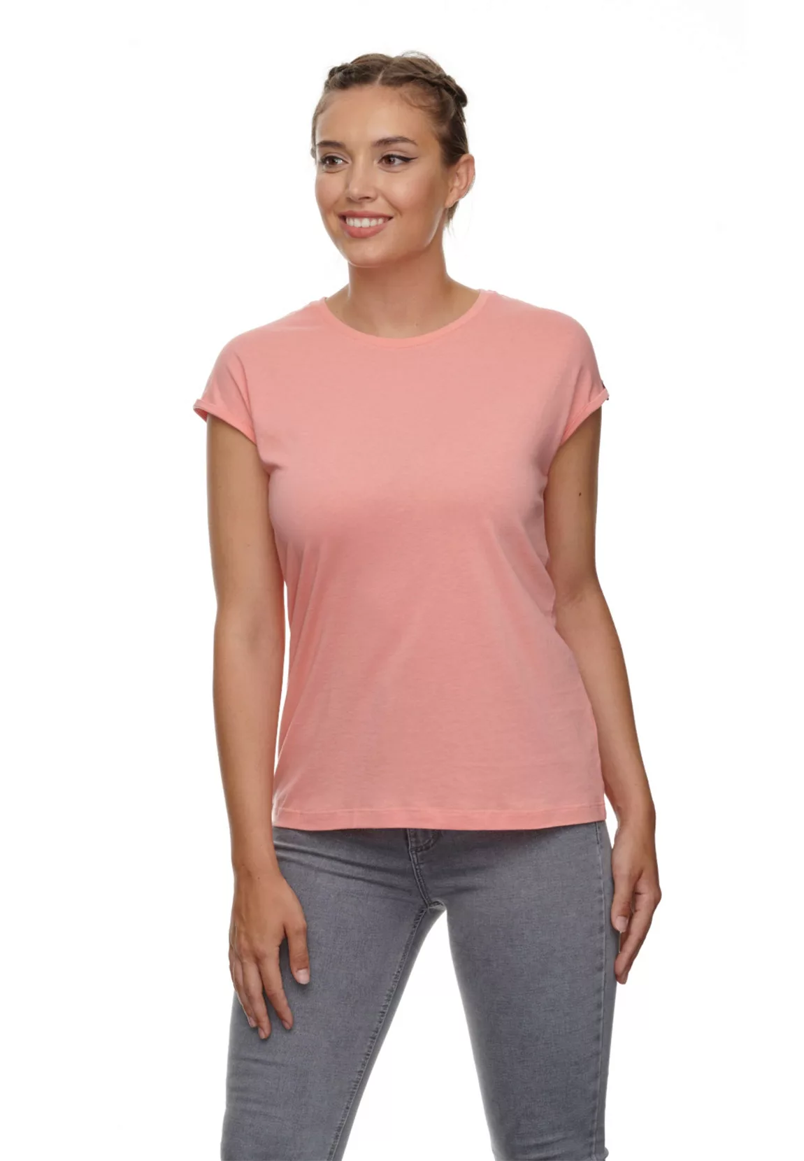 Ragwear Damen T-Shirt DIONE 2111-10007 Rosa Coral 4005 günstig online kaufen