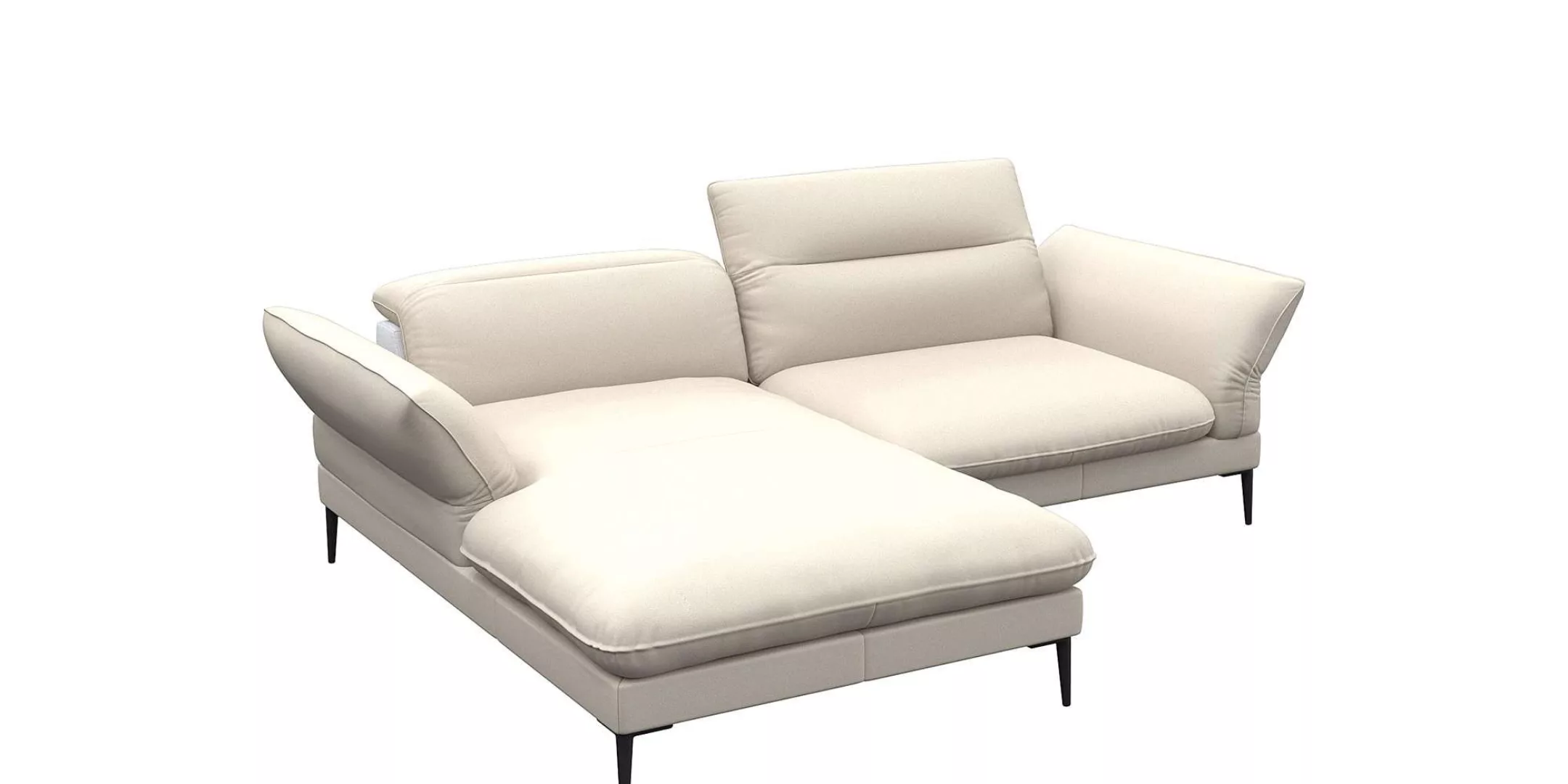 FLEXLUX Ecksofa »Salino, Funktionssofa mit Recamiere, Relaxsofa, Ecksofa«, günstig online kaufen