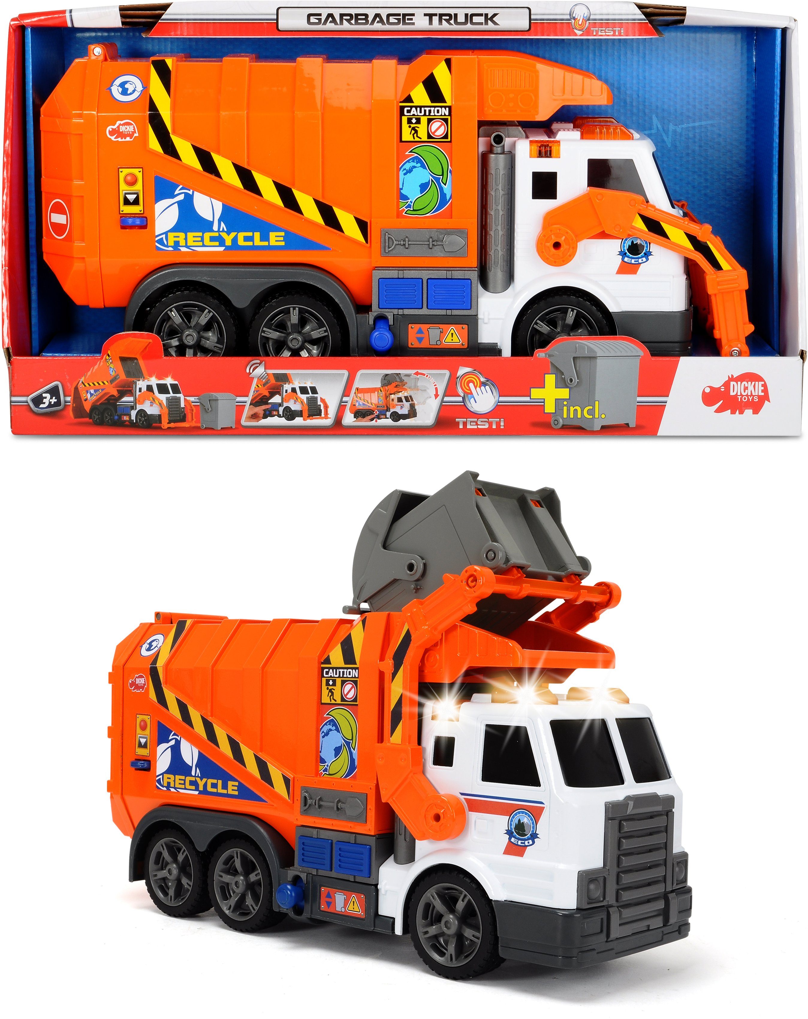 Dickie Toys Spielzeug-Müllwagen Action Series Garbage günstig online kaufen