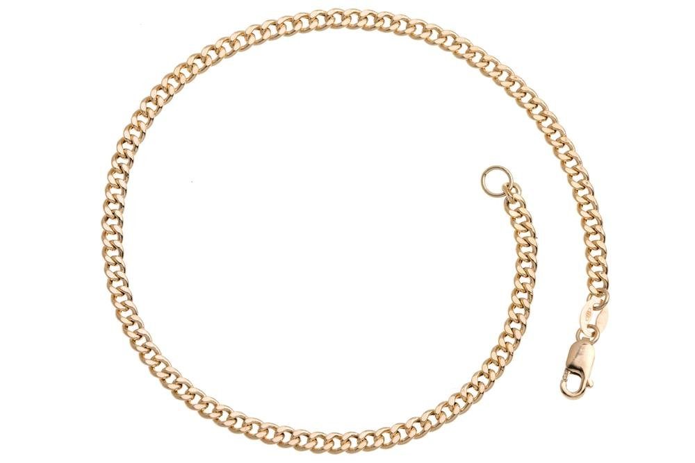 Silberkettenstore Goldarmband Panzerketten Armband 3mm - günstig online kaufen