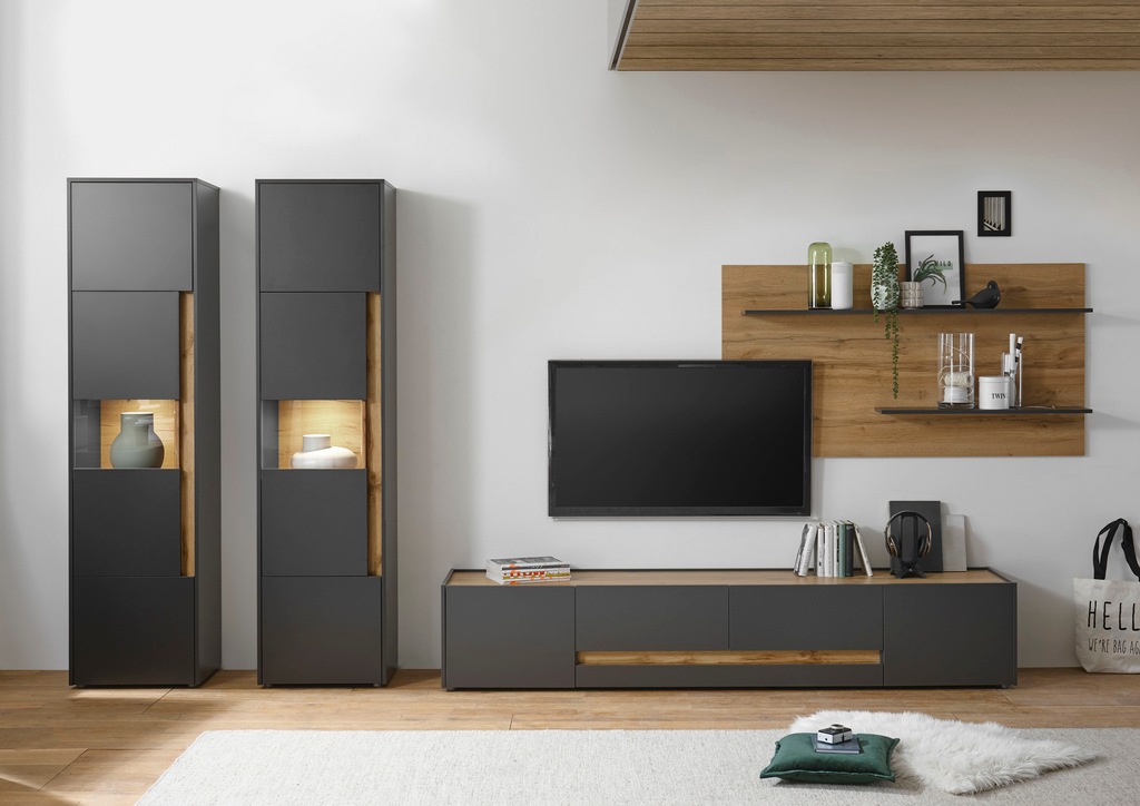 INOSIGN Wohnwand "City/Giron, moderne Anbauwand, Komplettset in vielen Farb günstig online kaufen