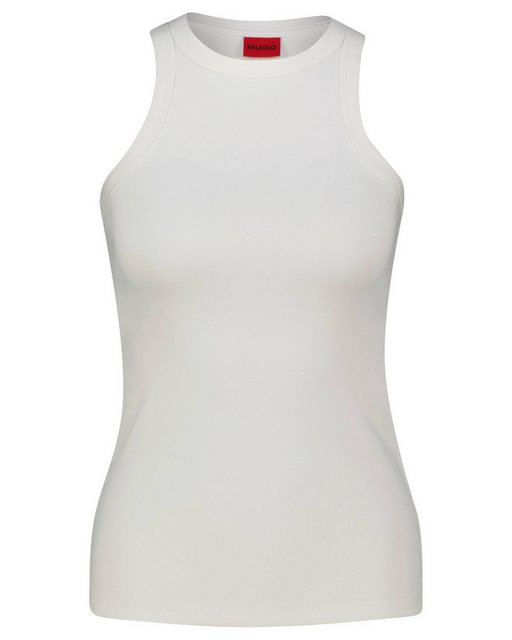 HUGO T-Shirt Damen Top PLAIN TANK Slim Fit (1-tlg) günstig online kaufen