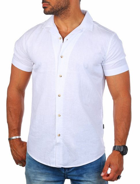 CARISMA Kurzarmhemd Herren Leinen Baumwoll Mix Casual Hemd 9212 Regular Kur günstig online kaufen