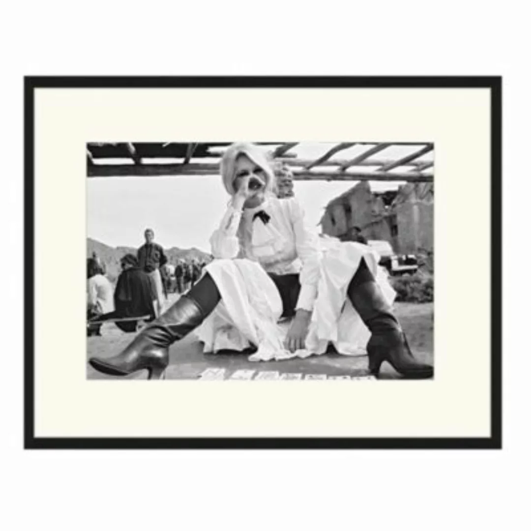 Any Image Wandbild Brigitte Bardot, Spielkarten schwarz Gr. 50 x 60 günstig online kaufen