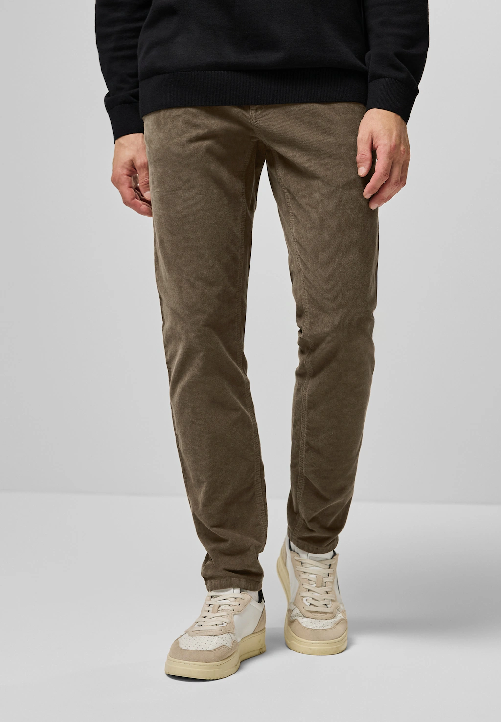 STREET ONE MEN Cordhose, aus Baumwolle mit Stretchanteil günstig online kaufen