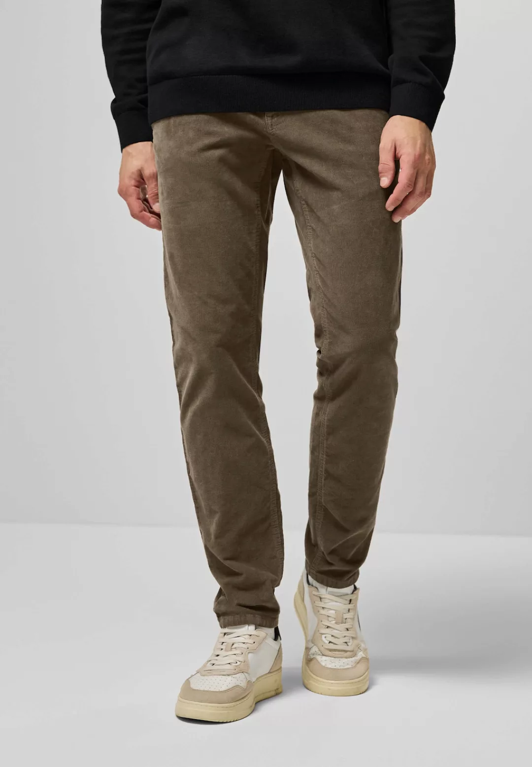 STREET ONE MEN Cordhose, aus Baumwolle mit Stretchanteil günstig online kaufen