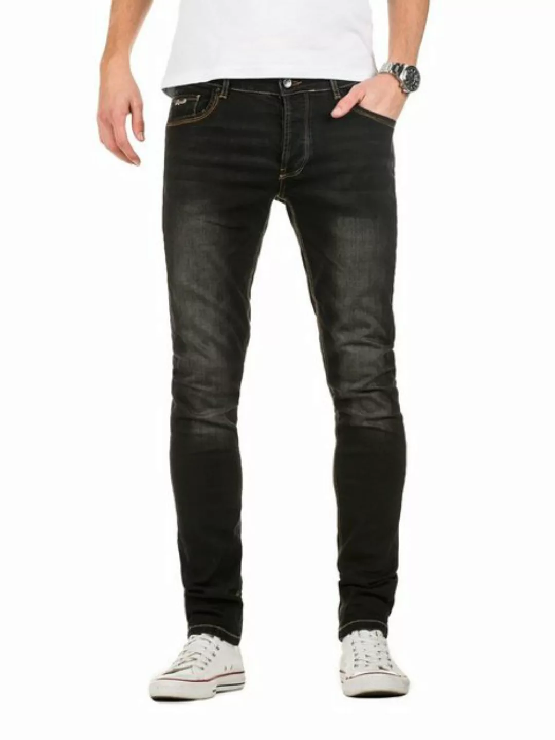 Yazubi Slim-fit-Jeans Jhin Jeans modernen Slim Fit Jeanshose mit Stretch günstig online kaufen