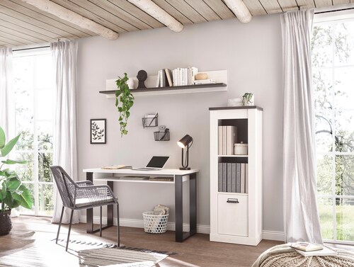 Home affaire Schrank-Set "SHERWOOD", (3 St.), Holz Dekor, mit Scheunentorbe günstig online kaufen