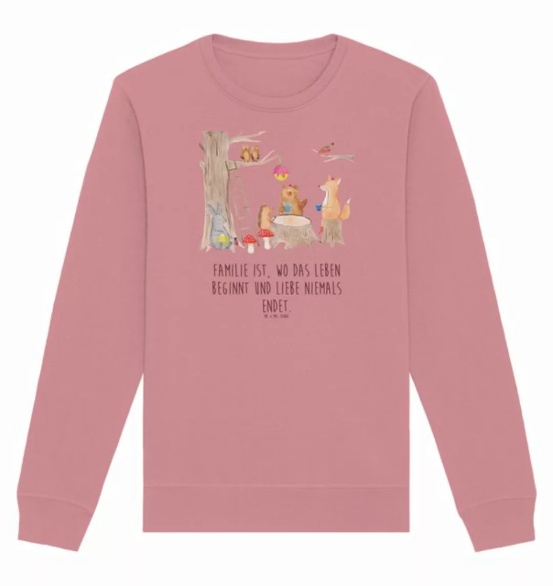 Mr. & Mrs. Panda Longpullover Größe XS Waldtiere Picknick - Canyon Pink - G günstig online kaufen