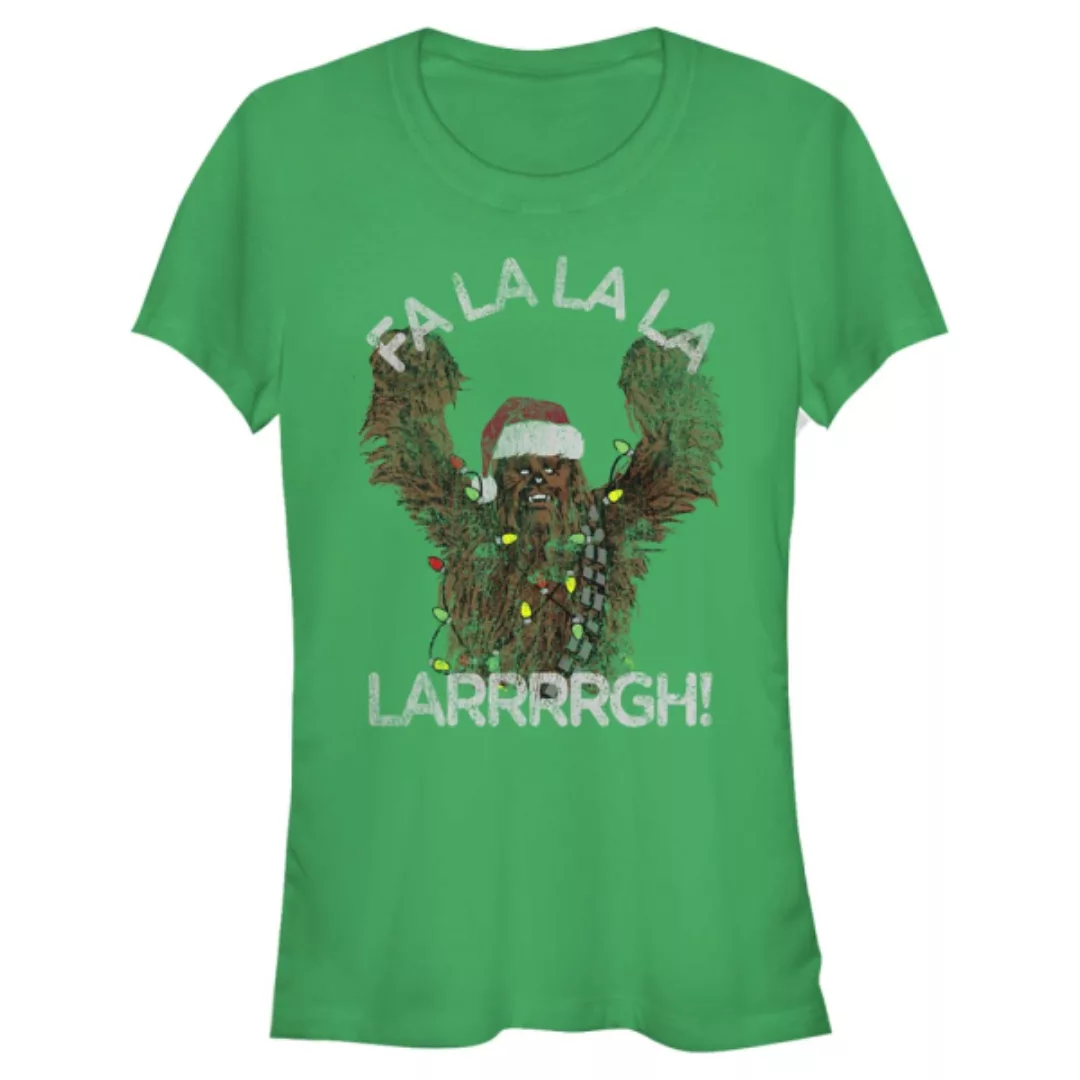 Star Wars - Chewbacca Fa La Larrrrgh - Weihnachten - Frauen T-Shirt günstig online kaufen