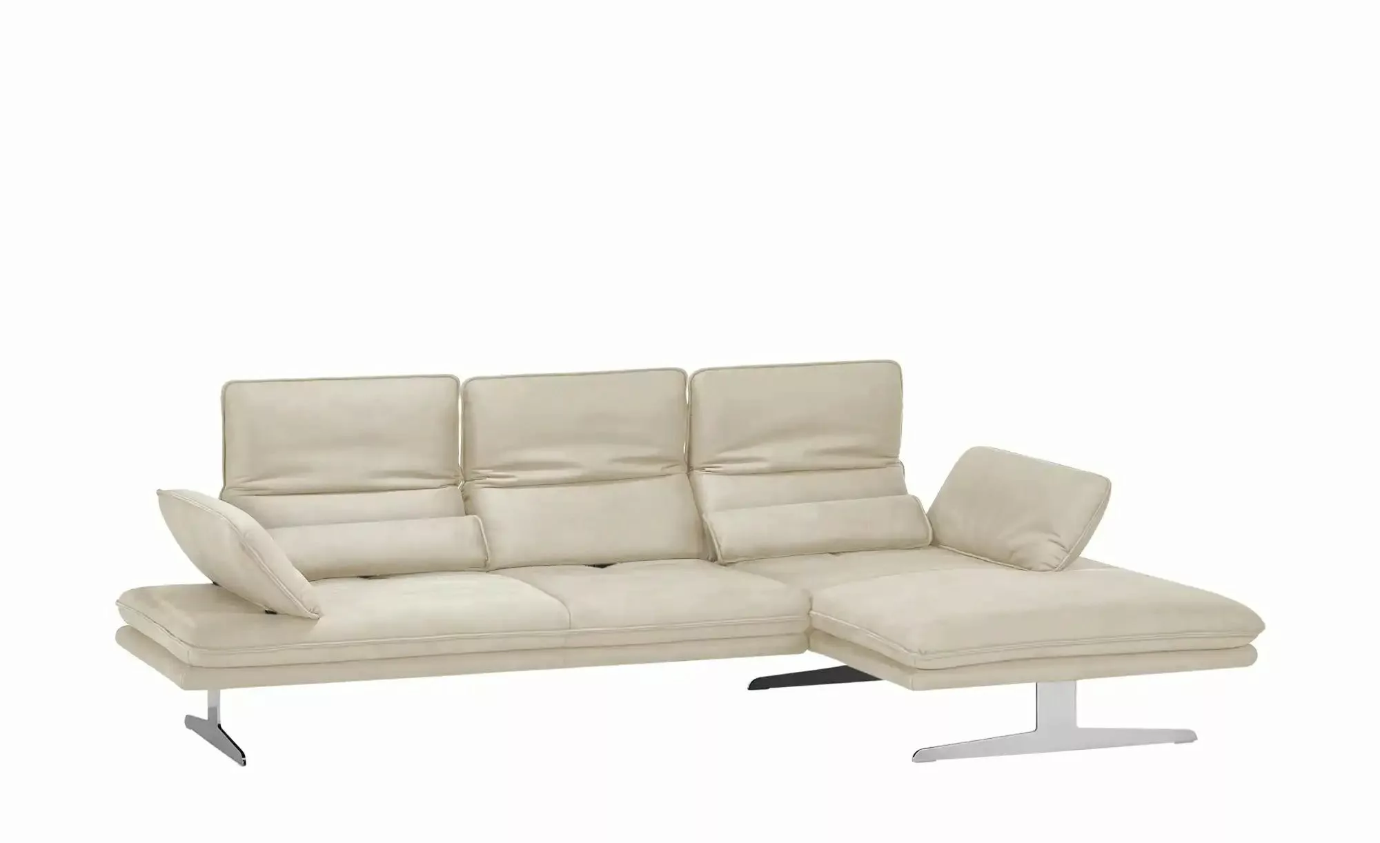 W.SCHILLIG Ecksofa aus Mikrofaser Broadway ¦ beige ¦ Maße (cm): B: 291 H: 9 günstig online kaufen