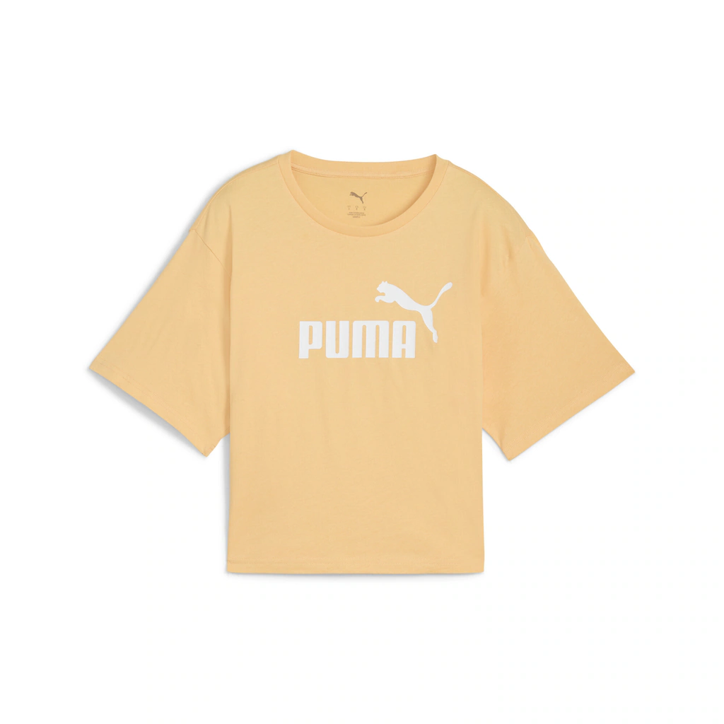 PUMA T-Shirt "ESS Cropped No. 1 Logo Relaxed T-Shirt Damen" günstig online kaufen