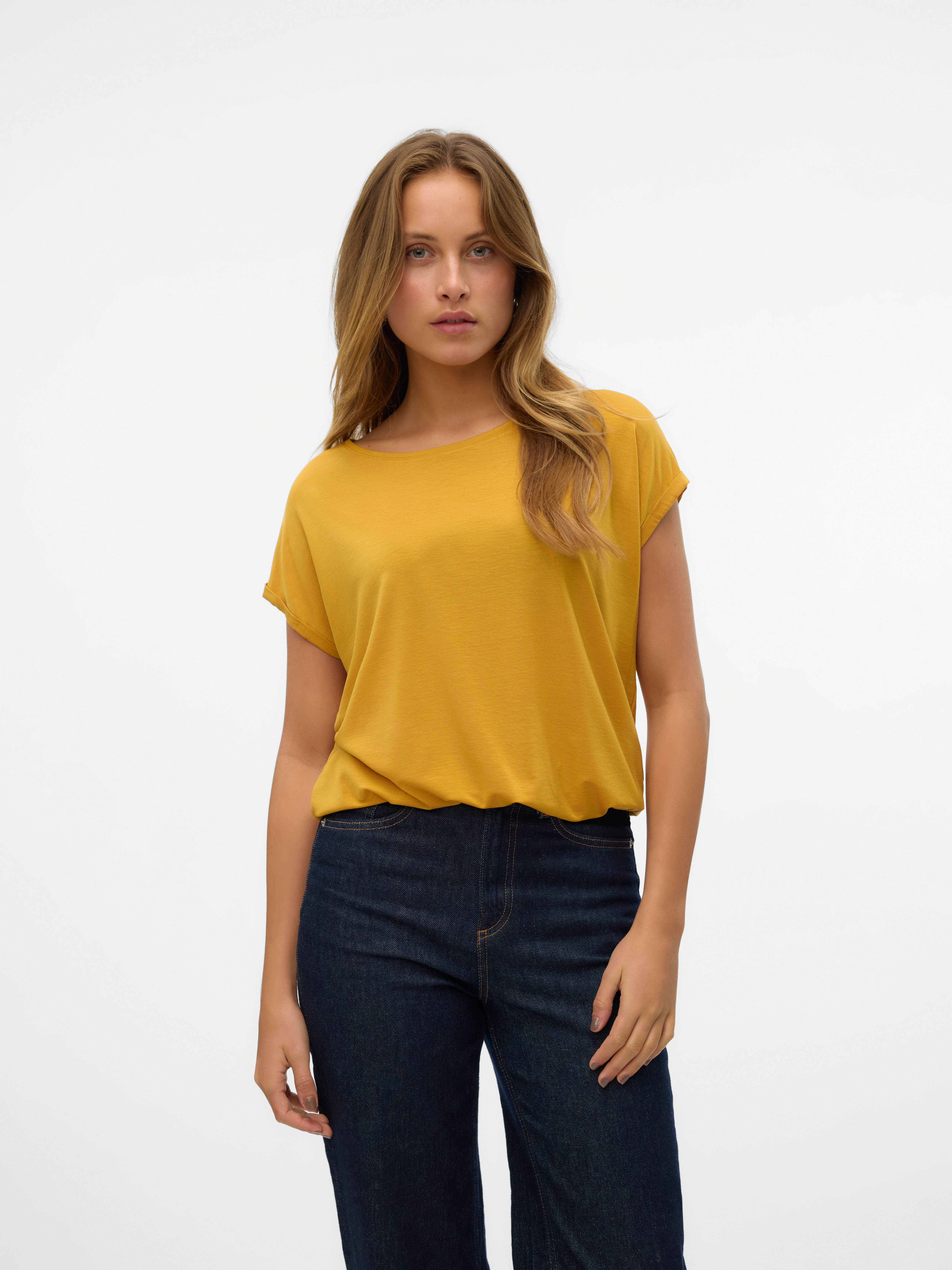 Vero Moda T-Shirt VMAva (1-tlg) Plain/ohne Details günstig online kaufen