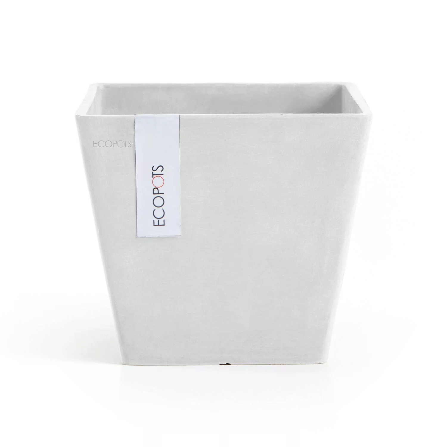 ECOPOTS Blumentopf "Rotterdam 20 Weiß", für innen und außen: frostsicher, b günstig online kaufen