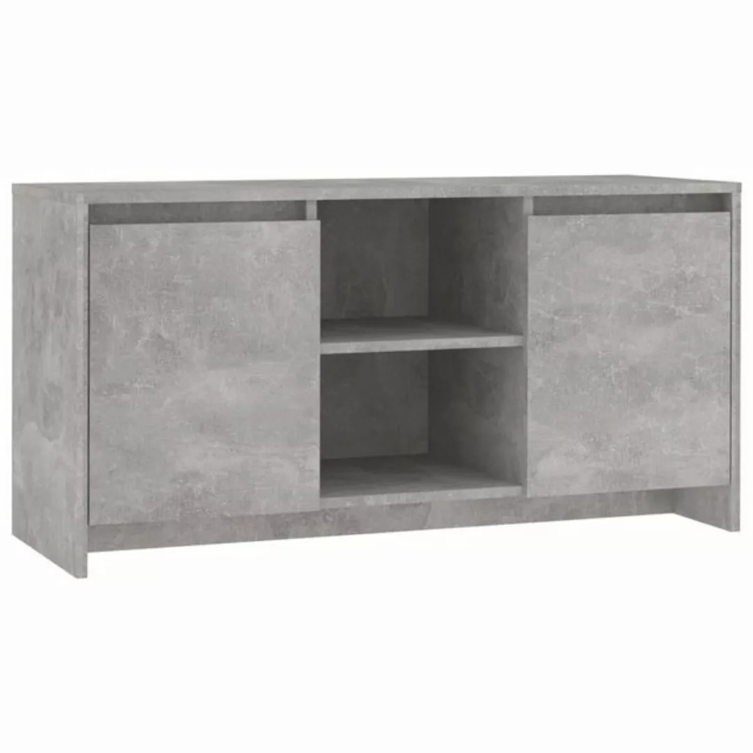 vidaXL TV-Schrank TV-Schrank Betongrau 102x37,5x52,5 cm Spanplatte Lowboard günstig online kaufen